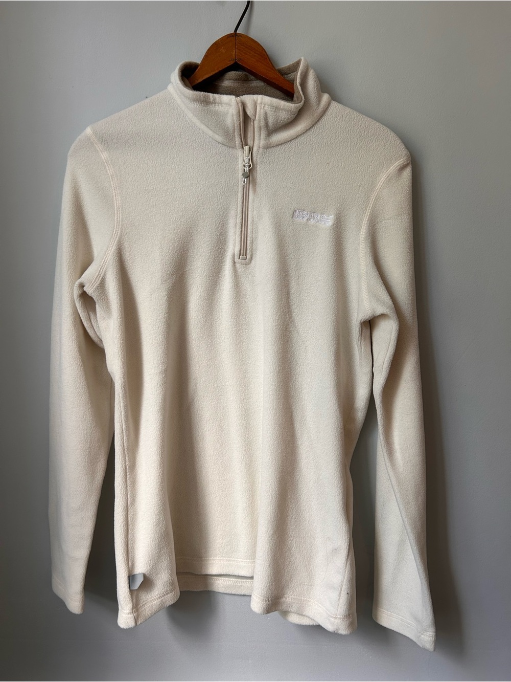 Women's Regatta Sweethart‎ Lightweight Half-Zip Fleece - Cream - Size S/6
